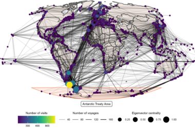 Global Traffic Network Antarctica