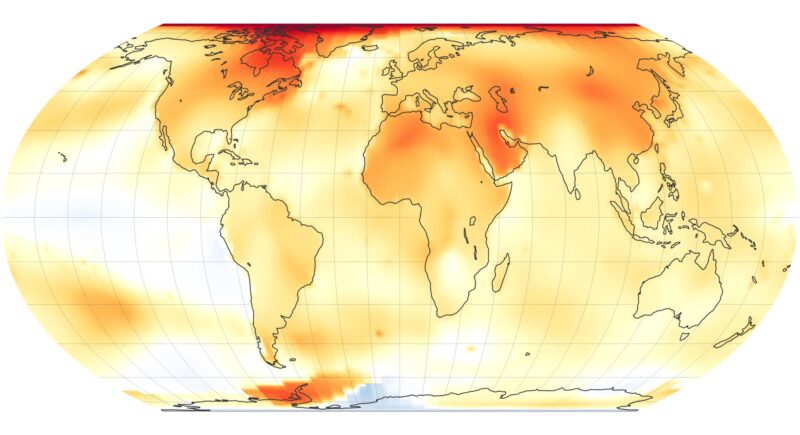 2021 La tendance au réchauffement de la Terre se poursuit : Les 8 dernières années ont été les plus chaudes de l'histoire de la planète