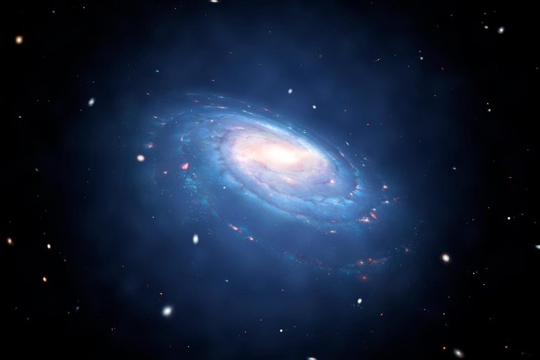 Galaxie spirale céleste