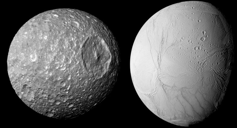 Mondes océaniques " furtifs " : preuves d'un océan interne dans une petite lune de Saturne