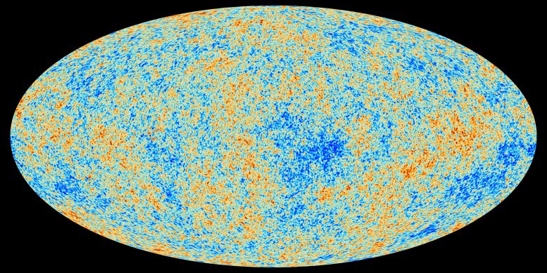 Carte du rayonnement de fond des micro-ondes cosmiques