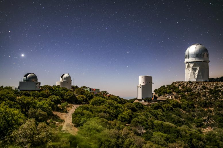 Observatoire national de Kitt Peak la nuit