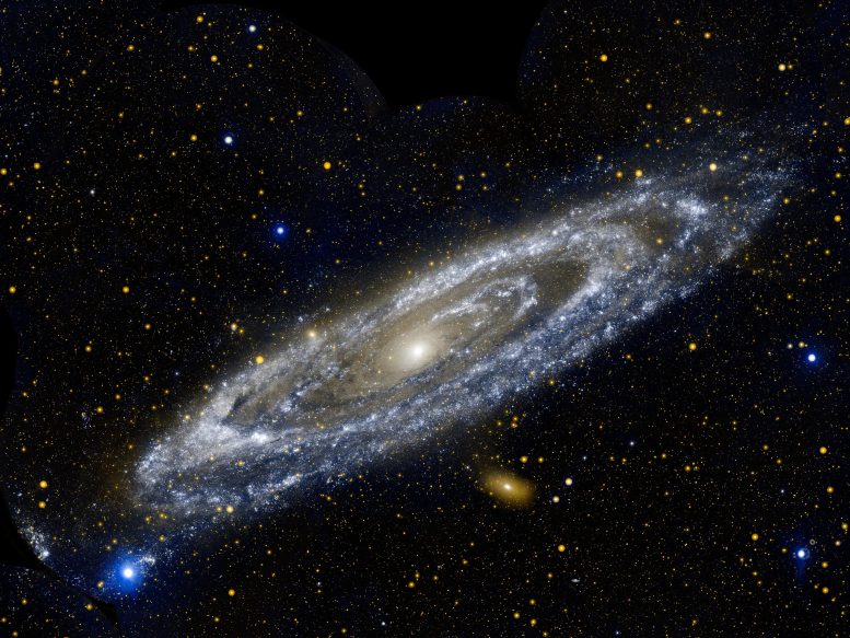 Galaxie d'Andromède M31 NASA Galaxy Evolution Explorer