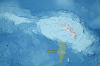 Un méga iceberg - l'un des plus grands jamais enregistrés - a libéré 150 milliards de tonnes d'eau douce près de l'île.