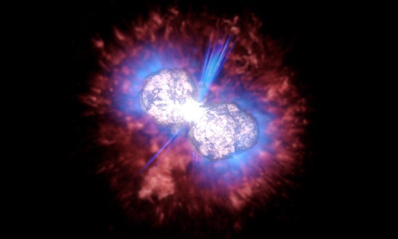 Eta Carinae : La grande éruption d'une étoile massive - Nouvelle visualisation astronomique étonnante