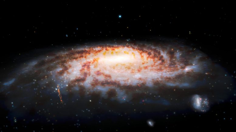 Un courant stellaire primordial près de la Voie lactée