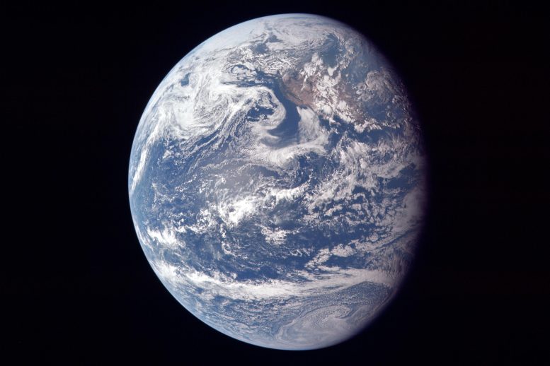 Image de la Terre d'Apollo 11