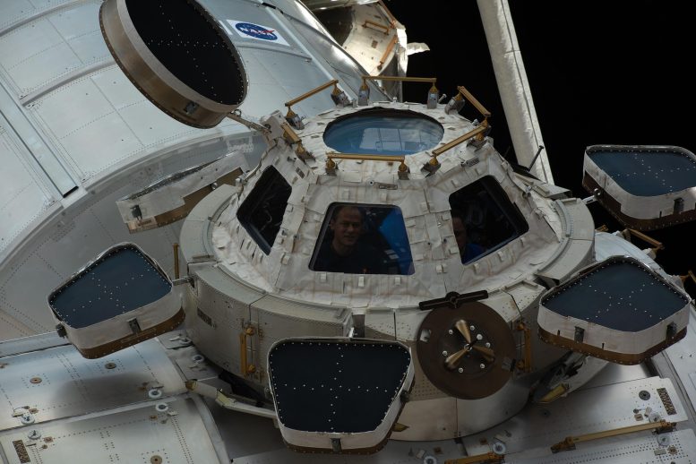 Astronaute de la NASA Thomas Marshburn Coupole de la station spatiale