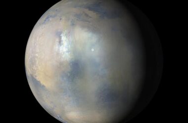 Mars Dust Storm and Jezero Crater