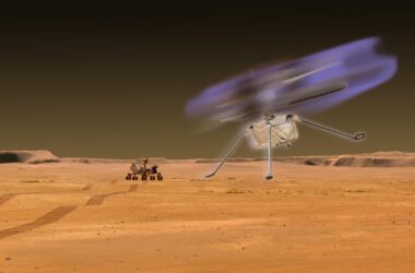 Rupture de l'atmosphère martienne : Les hélicoptères volant sur Mars peuvent briller au crépuscule