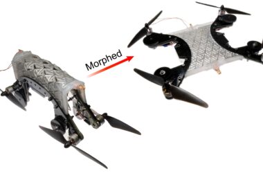Un nouveau drone robotisé se transforme en véhicule terrestre ou aérien à l'aide de métal liquide
