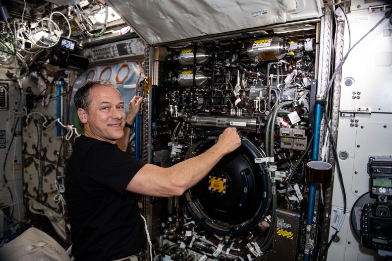 NASA Astronaut Thomas Marshburn Combustion Integrated Rack