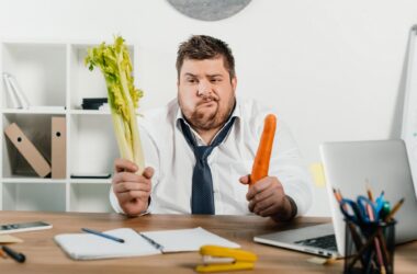 Confused Man Vegetables