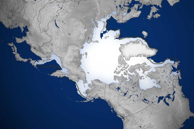 Une mer de variabilité glaciale : L'expansion de la glace de mer dans la mer de Béring