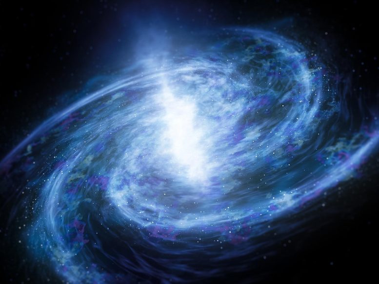Détail de la structure des galaxies spirales