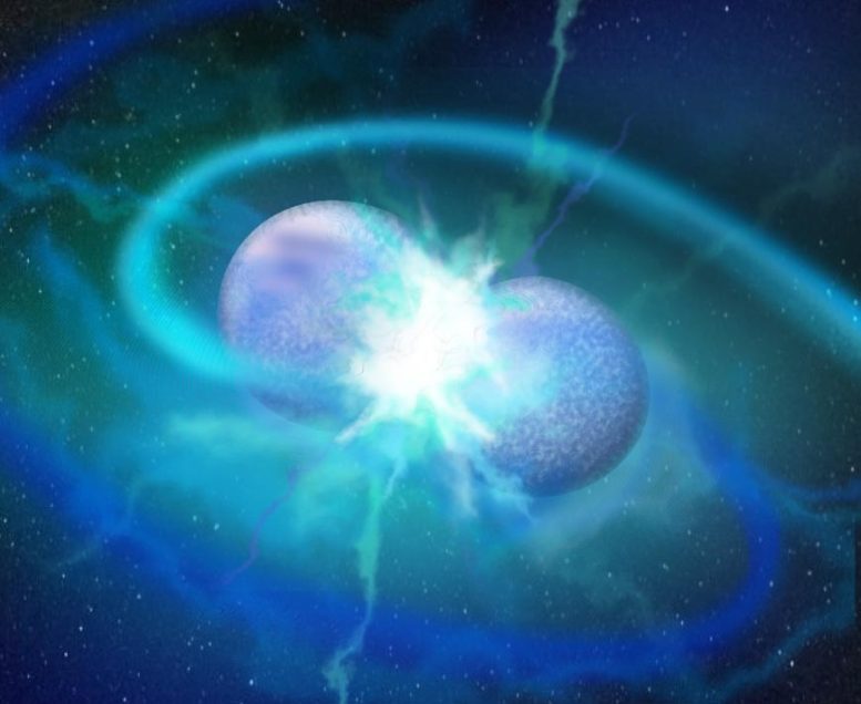 Fusion stellaire entre deux étoiles naines blanches