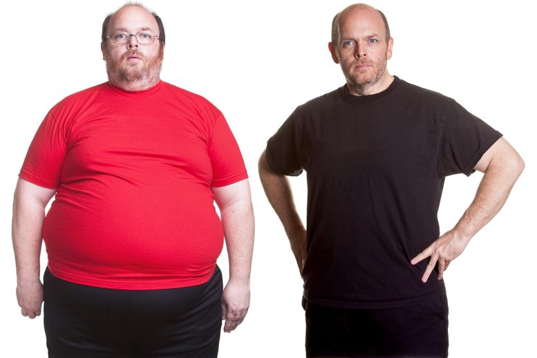 Le succès de la perte de poids avant et après