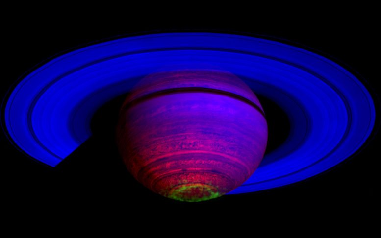 Pôle Sud de Saturne Cassini