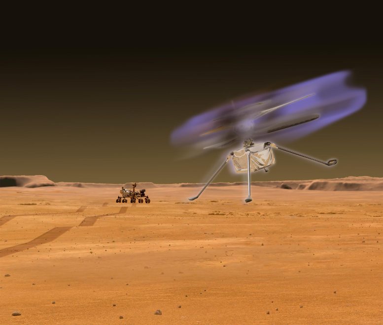L'éclat des drones sur Mars