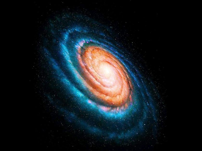 Une belle galaxie spirale