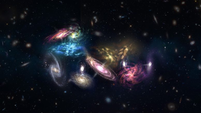 14 galaxies détectées par ALMA