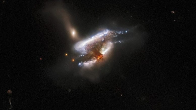 Fusion de galaxies IC 2431 Crop