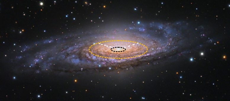 Galaxie NGC 7331 Emission de carbone ionisé