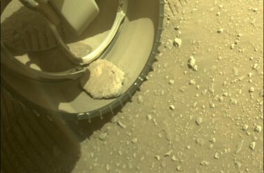 Mars Perseverance Rover Rock Wheel