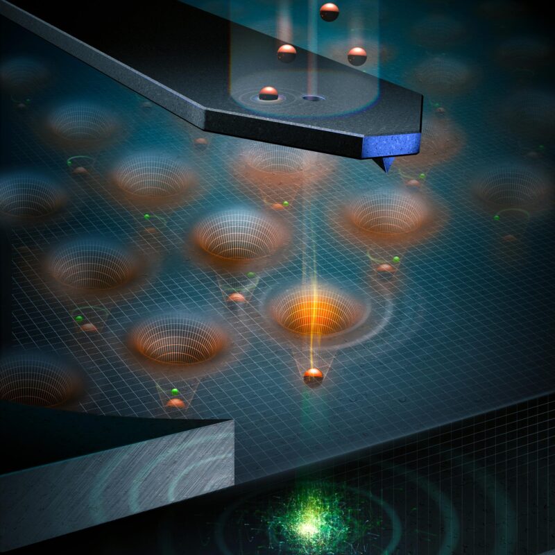 Construction d'une puce d'ordinateur quantique en silicium Atome par Atome