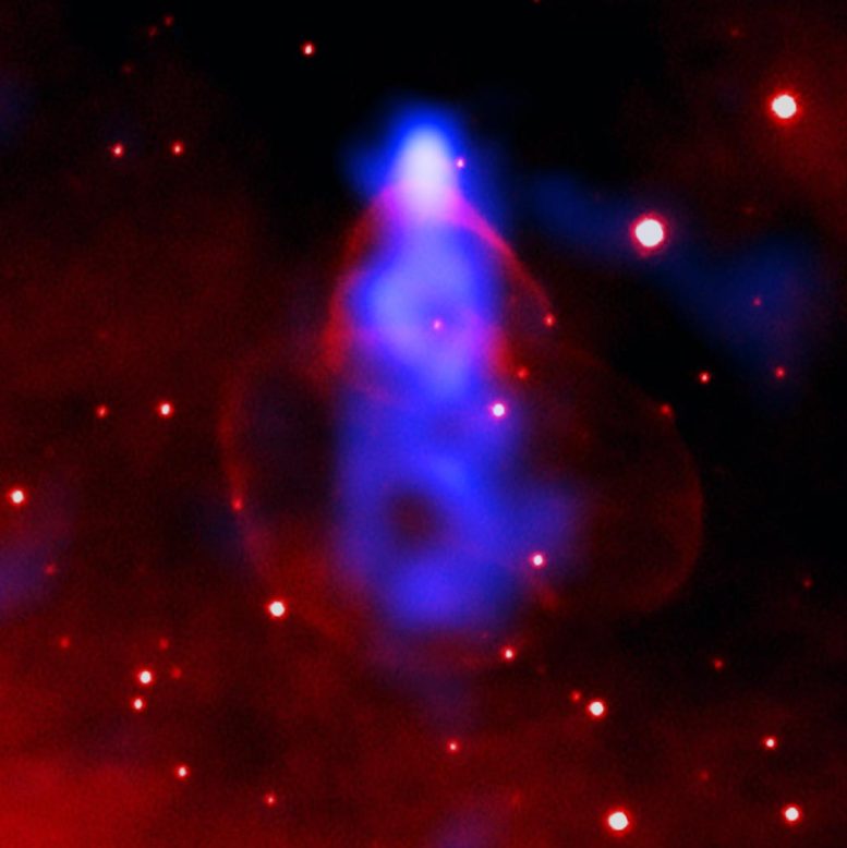 Le pulsar PSR J2030+4415 vu de près en rayons X et en optique.