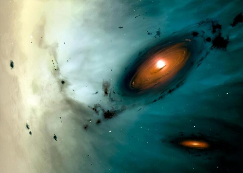 Two Protoplanetary Disks
