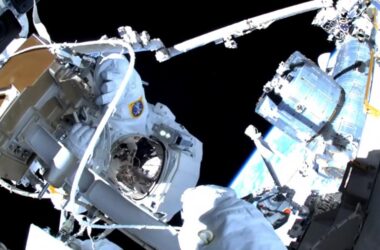 Astronauts Raja Chari and Matthias Maurer ISS Spacewalk