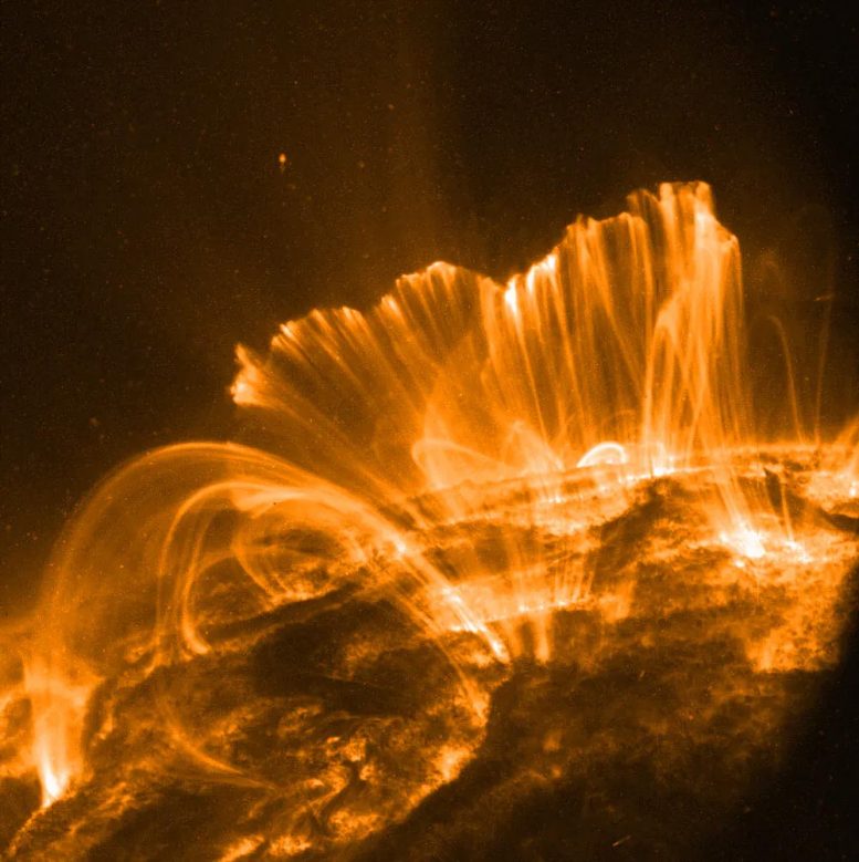Les éruptions solaires éjectent des radiations