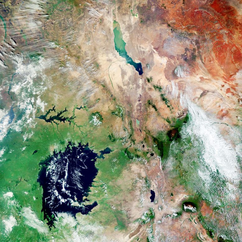 Le lac Victoria et le lac Turkana
