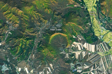 Yilan Crater Annotated