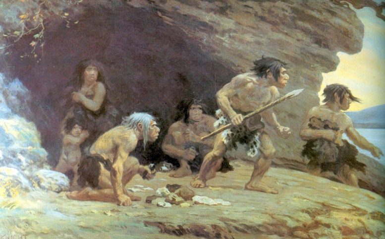La lance des Néandertaliens