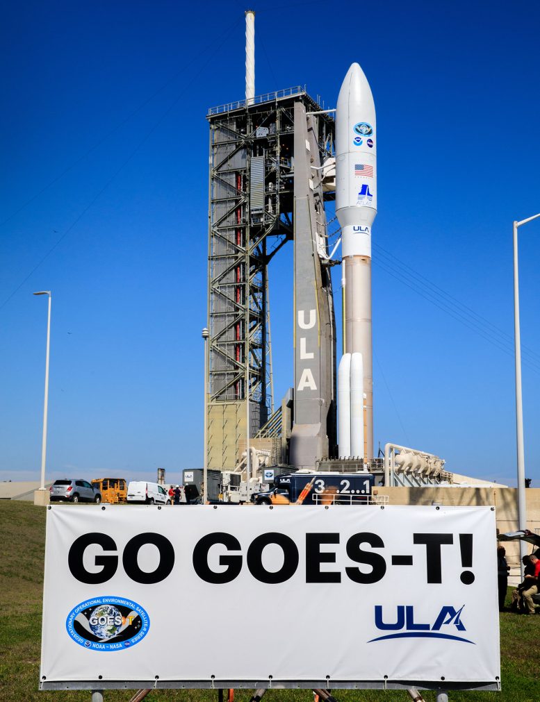 Plate-forme de lancement du GOES-T de la NOAA