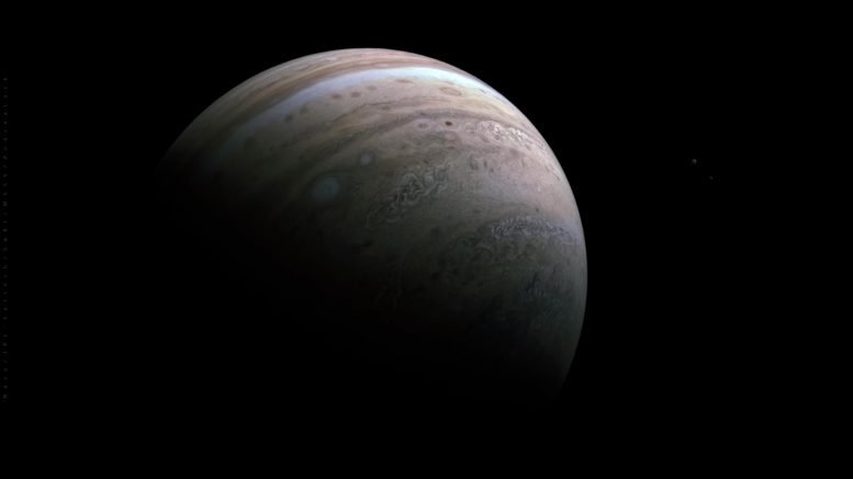 NASA Juno Jupiter Hémisphère Sud Io Europe