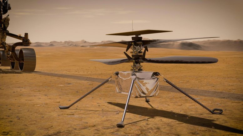 L'hélicoptère Mars Ingenuity de la NASA