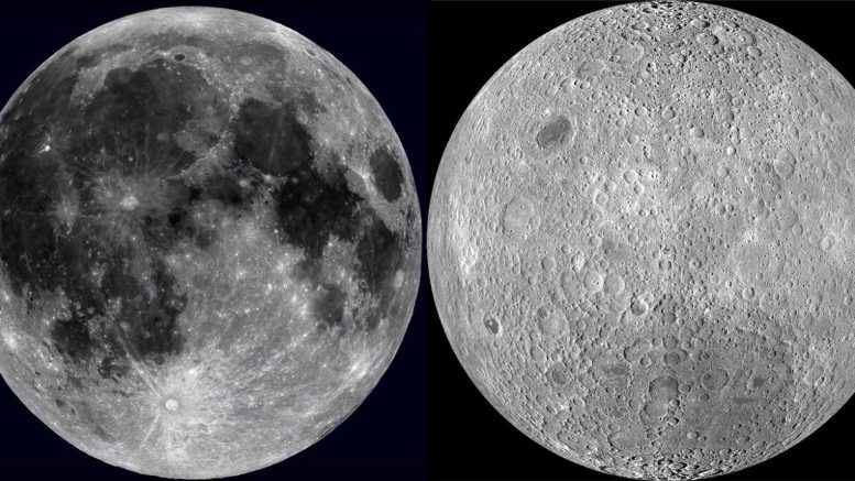 Le côté proche et le côté lointain de la Lune