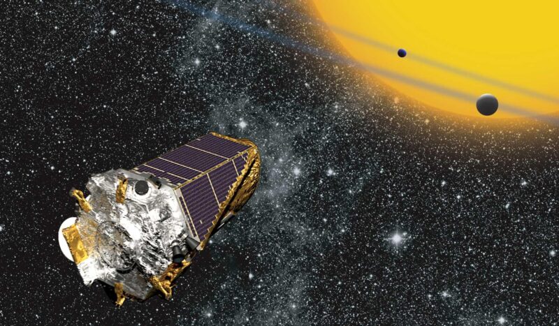 Kepler Telescope Observing Planets