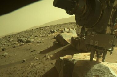 Mars Perseverance Turret Halfway Through Sampling