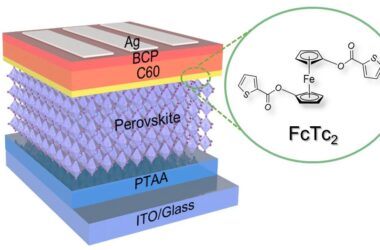 Solar Cell With Ferrocene Layer