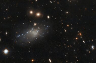 Le télescope spatial Hubble repère une galaxie ténue et diffuse