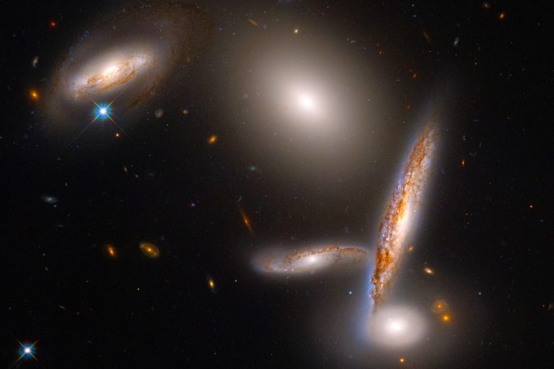 Le groupe compact 40 de Hubble Hickson