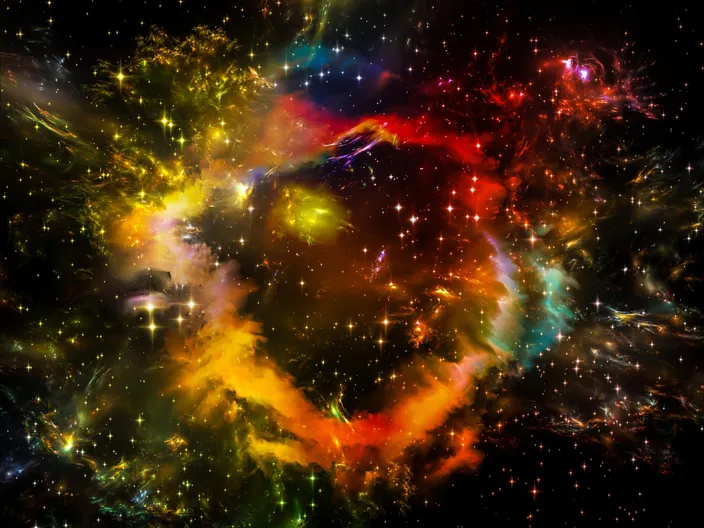 Illustration de l'astrophysique de la matière noire