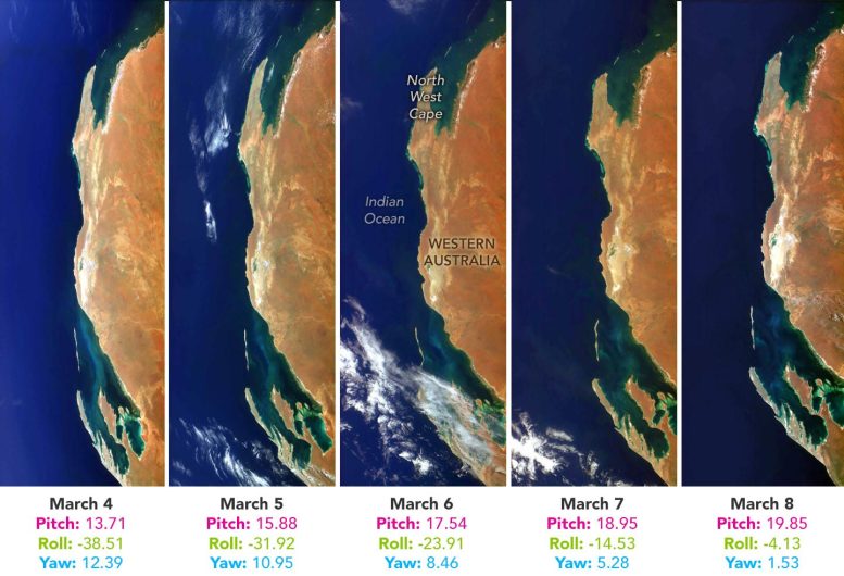 CubeSat SeaHawk : le littoral australien 2022