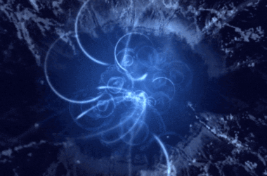 Neutrino Particles Artists Concept