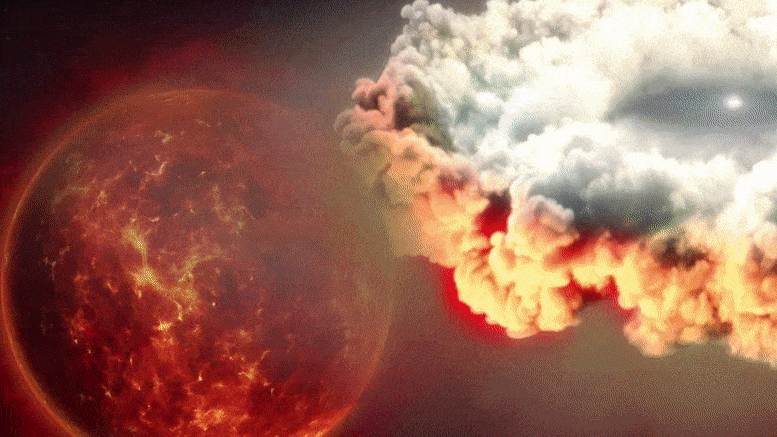 Explosion de Nova RS Ophiuchi