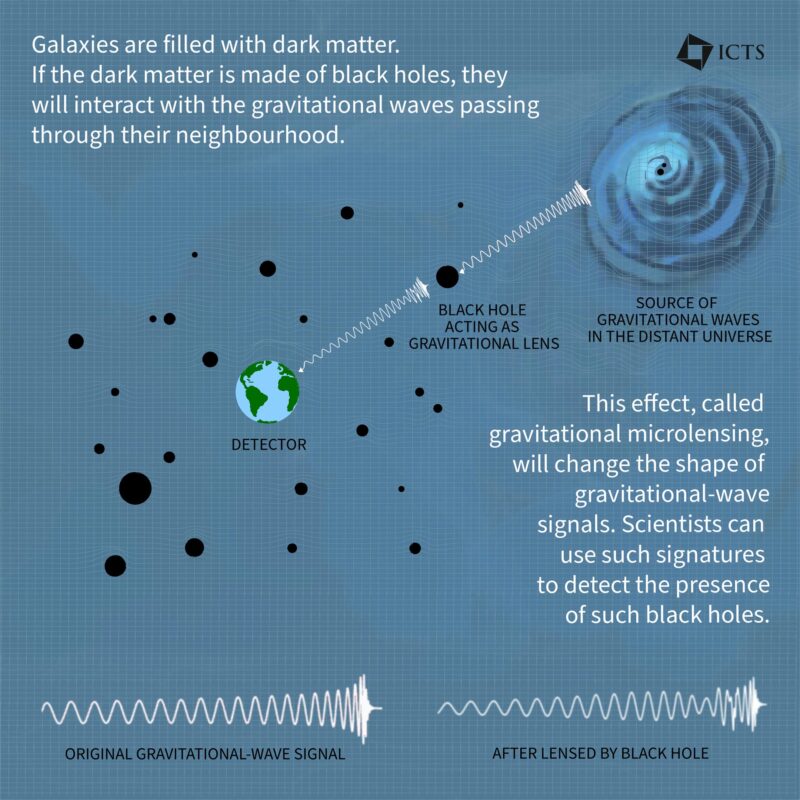 Sonder la nature de la matière noire à l'aide des ondes gravitationnelles